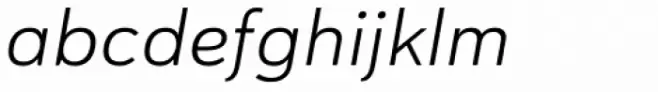 Haboro Soft Extended Book Italic