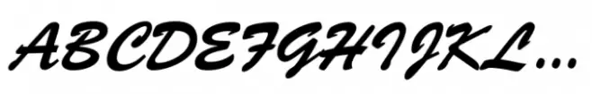 Hamburger Caps Italic