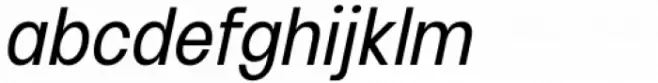 HD Colton Condensed Regular Italic