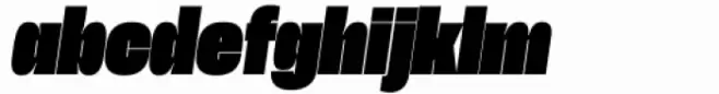 Herokid Heavy Narrow Italic