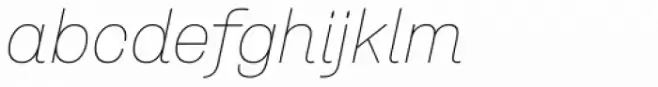 Hope Sans Ultra Light Italic
