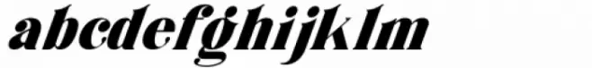 Horst More Italic Black