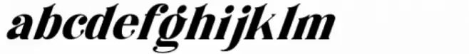 Horst More Italic Extra Bold