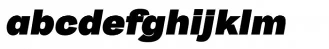 HT Arcadia Grotesk Expanded Expanded Black Italic
