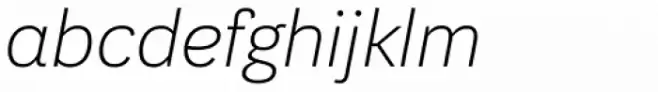 Ida Extra Light Italic