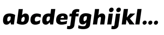 Identa Semi Black Italic