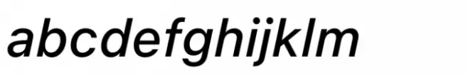 Identidad Medium Italic