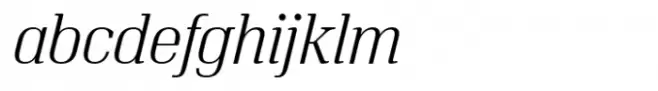Italian Plate No3 Std Light Italic