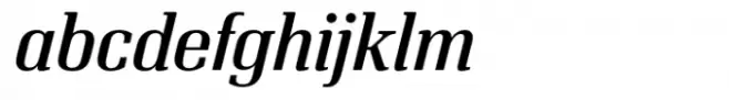 Italian Plate No5 Std Demibold Italic