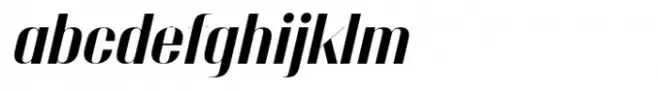 Italian Plate No6 Display Std Bold Italic