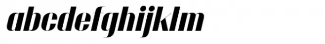 Italian Plate No6 Display Std Extrabold Italic