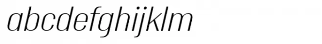 Italian Plate No6 Std Extralight Italic
