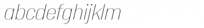 Italian Plate No6 Std Ultralight Italic