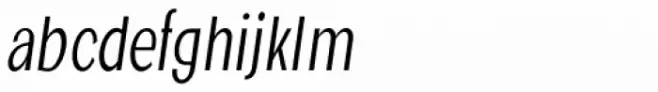 Jollin Family Ultra Light Narrow Italic