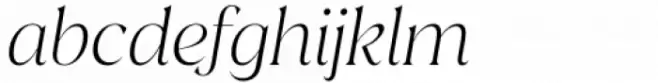 Juana Extra Light Italic