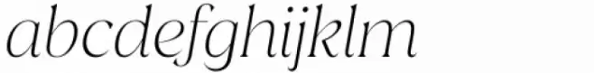 Juana Thin Italic