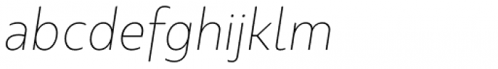 Kappa Text Thin Italic