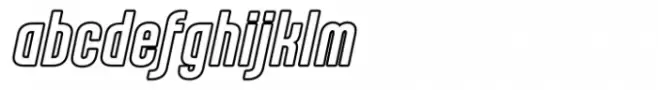 Karepe FX Semi Bold Italic Outline