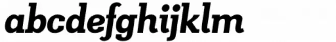 Kate Slab 800 Extra Bold Italic