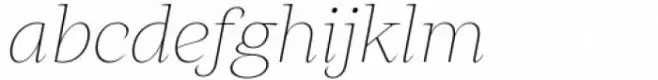 Klimaks Thin Italic