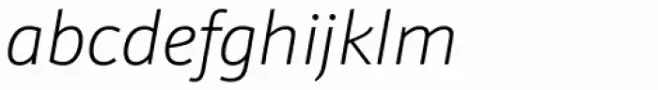 Kronos Sans Pro Thin Italic