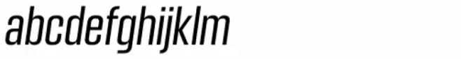 Kuunari Regular Compressed Italic
