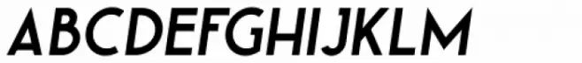 Leaner Bold Italic