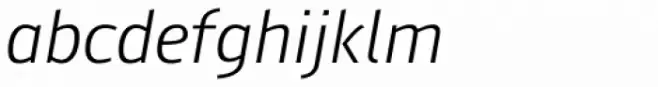 Lech Sans 46 Light Italic