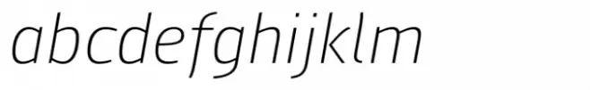 Lecturia Extra Light Italic