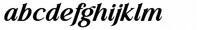 Lessa Bold Italic