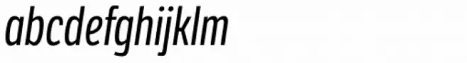 LFT Etica Compressed Italic