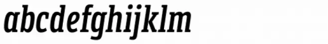 LFT Etica Sheriff Compressed SemiBold Italic