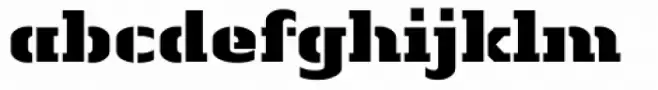 Linotype Authentic Stencil Pro Black
