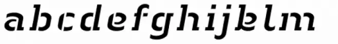 Linotype Authentic Stencil Std Italic