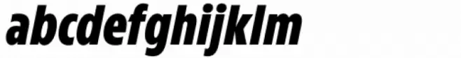 Madera Condensed Extra Bold Italic
