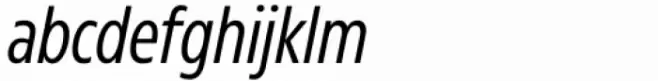 Madera Condensed Italic