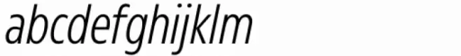 Madera Condensed Light Italic