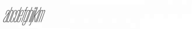 Makeads Ultra Light Condensed Italic