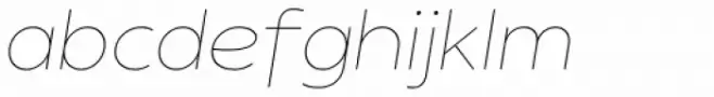 Matahari Sans Thin Oblique