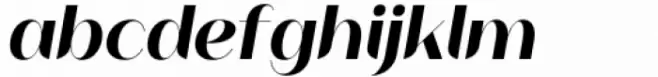 Mavel Poster Black Italic