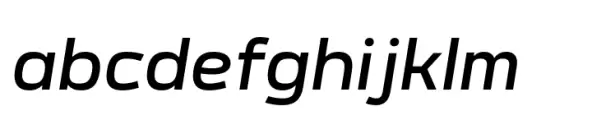 Meguro Sans Medium Italic