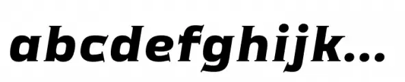 Meguro Serif Black Italic