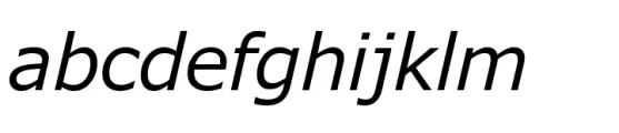 Meiryo Italic