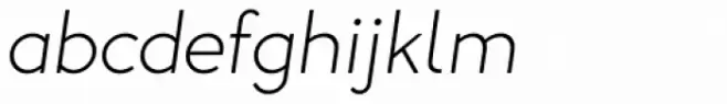 Merlo Neue Round Extra Light Italic