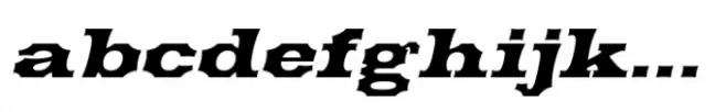 Mesa Wide Italic