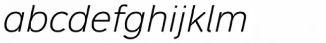 Metron Light Italic