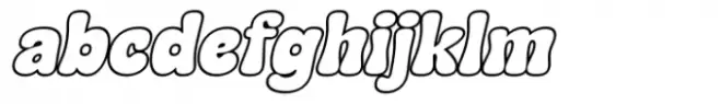 Mianga Italic Outline