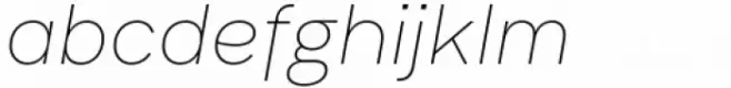 Minor Thin Italic
