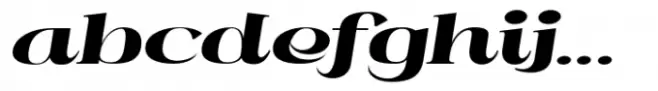 Mintely Extra Bold Italic Expanded