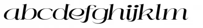 Mintely Extra Light Italic Expanded